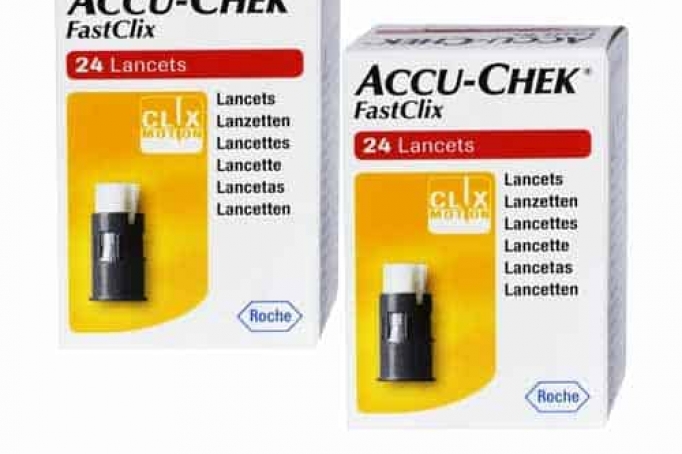 Kim lấy máu cá nhân Accu-Chek Fastclix. Hộp 24 kim
