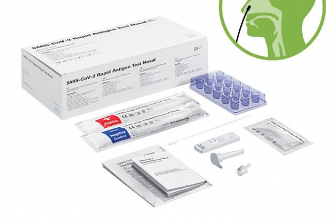Bộ Kit Test Nhanh Roche SARS-CoV-2 Rapid Antigen Test (Hộp 25 Kit Test)