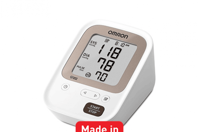 Omron JPN 750 Cao cấp_Máy đo huyết áp bắp tay tự động 