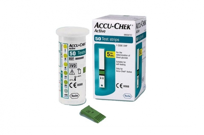 Que Thử Đường Huyết Accu-chek Active 25